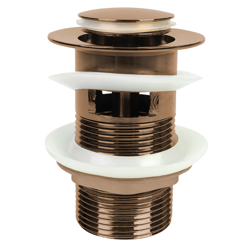 Luksusowy klik-klak z przelewem w wykończeniu różowego złota - elegancja i trwałość