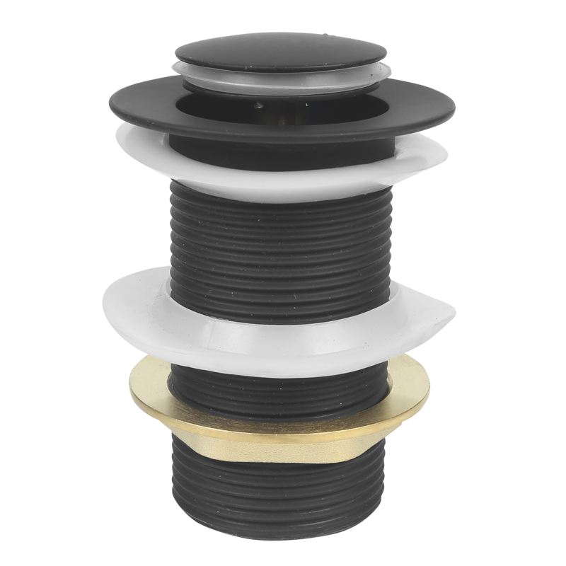 Elegancki Korek Klik-Klak Czarny Bez Przelewu z Mosiądzu - Wykończenie Stylowe