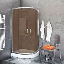 Kabina Prysznicowa Stylio 80 Brązowa - Designerski Akcent w Twojej Łazience