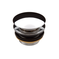 Duży korek Click-Clack do brodzika/wanny NHC_021A - łatwy montaż i doskonała szczelność