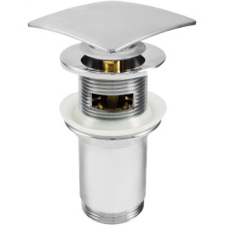 Kwadratowy Korek Click-Clack z Przelewem i Tuleją – Uniwersalny Design!