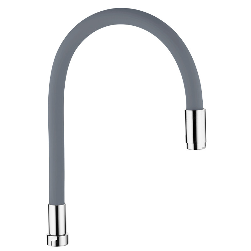 Elastyczna Wylewka Kuchenną Ścienną ELZA - Szare Wykończenie, Wysoka Jakość!