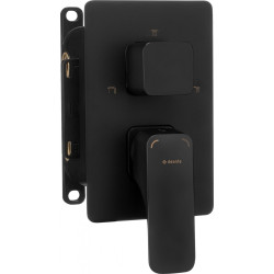 Hiacynt Nero: Stylowy Element Zewnętrzny do Boxa Mieszaczowego - Elegancja w Czerni