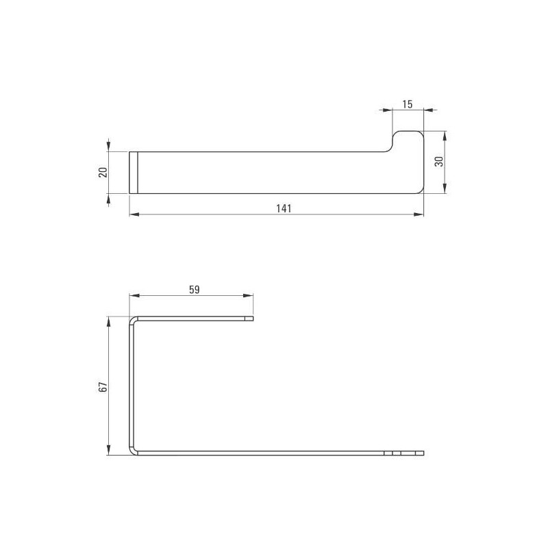 Elegancki Uchwyt na Papier Toaletowy Mokko Bianco - Design Biały ADM_A211