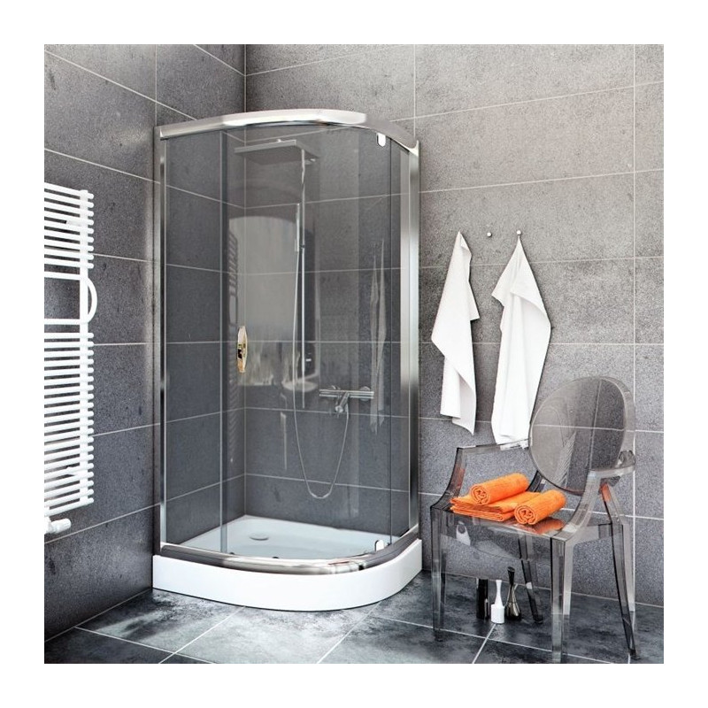 Stylowa Kabina Prysznicowa STYLIO 80 Transparentna - Elegancja Twojej Łazienki!