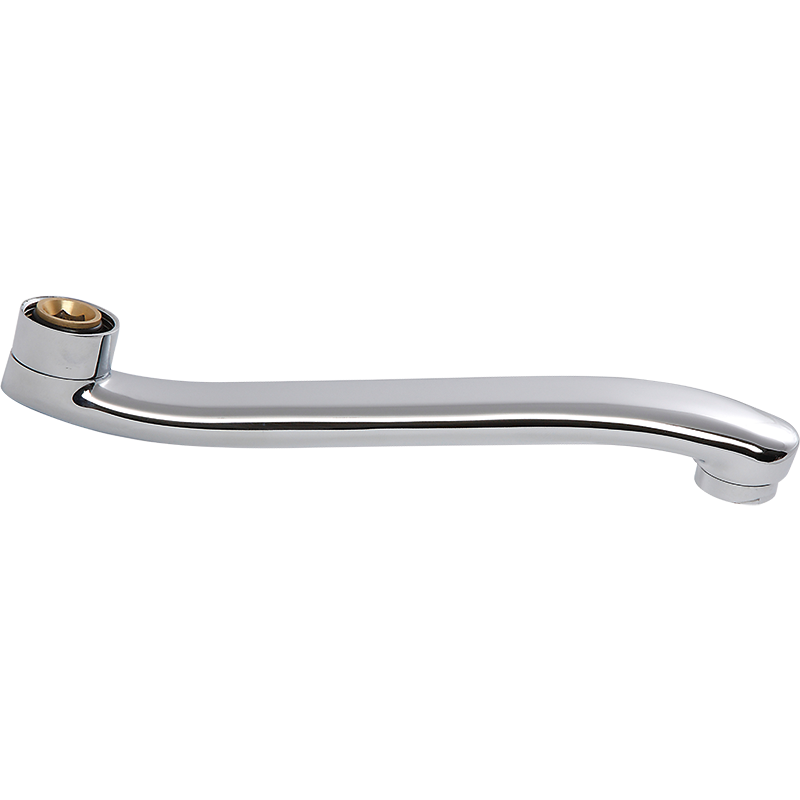 Chromowana Wylewka do Baterii Ściennych 15 cm - Elegancja i Trwałość z Mosiądzu