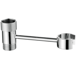 Luksusowy chromowany uchwyt do słuchawki prysznicowej - elegancja i trwałość!