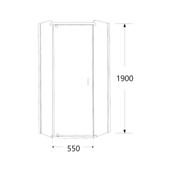Luksusowa Kabina Prysznicowa STYLIO 90 Komfort & Styl
