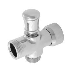 Przełącznik Chromowany do Modnych Baterii Ściennych - Gwarancja 2 Lata!