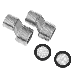 Chromowane Krzywki Baterii 1/2" x 3/4" - Wytrzymałość i Styl