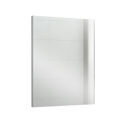 Stylowe Lustro Metro L60 z Drewna Bukowego w Odcieniu Trufli