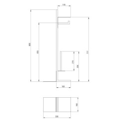 Elegancki stojak na papier Mokko Nero - wysoki standard w Twojej łazience!