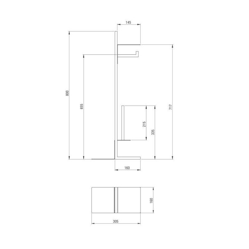 Elegancki stojak na papier Mokko Nero - wysoki standard w Twojej łazience!