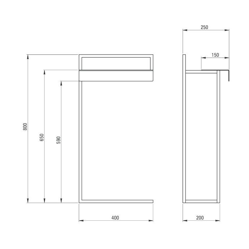 Stylowy Wieszak Podłogowy Mokko Nero z Praktyczną Półką - Elegancja i Funkcjonalność w Czarni!