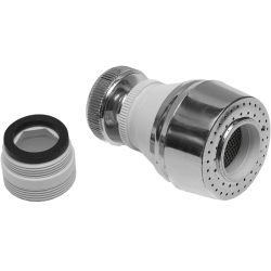 Chromy Aerator Dwufunkcyjny z Redukcją - Idealny dla Baterii Umywalkowych i Zlewozmywakowych