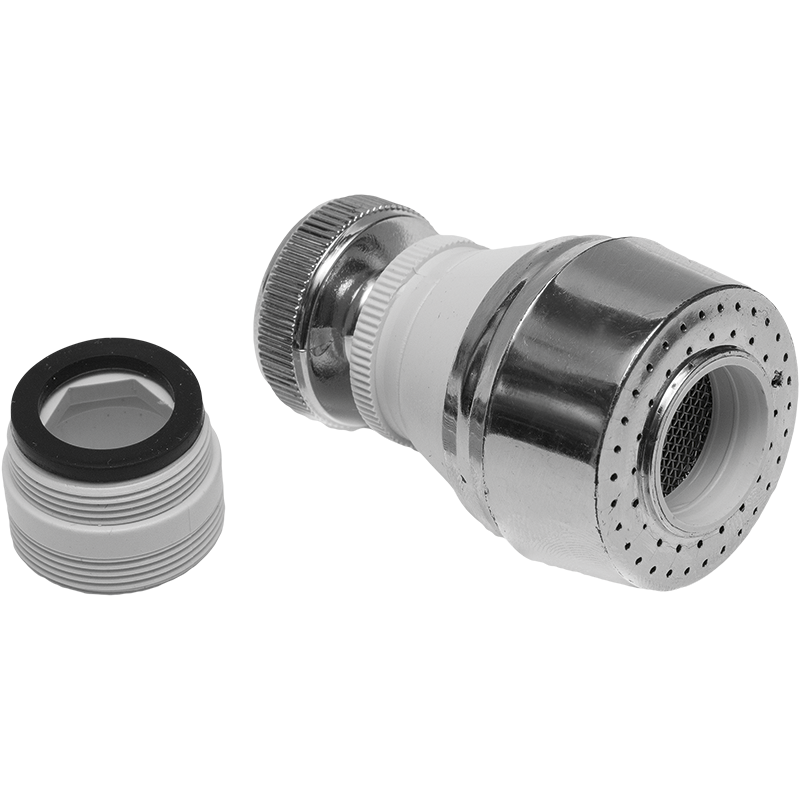 Chromy Aerator Dwufunkcyjny z Redukcją - Idealny dla Baterii Umywalkowych i Zlewozmywakowych