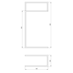 Wyjątkowy Wieszak Podłogowy Mokko Nero - Nowoczesny Styl w Czarnej Odsłonie!