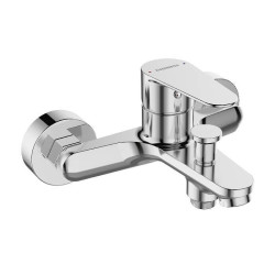 Stylowa Bateria Wannowa Fresno Jednouchwytowa Chrom z Ceramiczną Głowicą