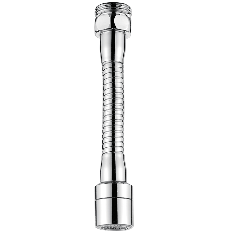 Chromowany Aerator 2w1 z Elastyczną Wylewką - Strumień Deszczowy i Napowietrzony