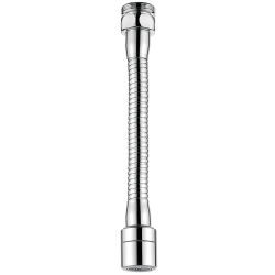 Uniwersalny Aerator CHROM 2-funkcyjny z elastyczną wylewką, 24 mm