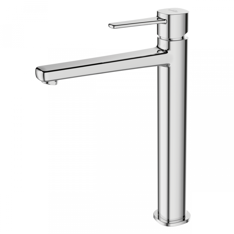 Invena Glamour: Elegancka Bateria Umywalkowa Wysoka, Chromowy Blask 28,6 cm