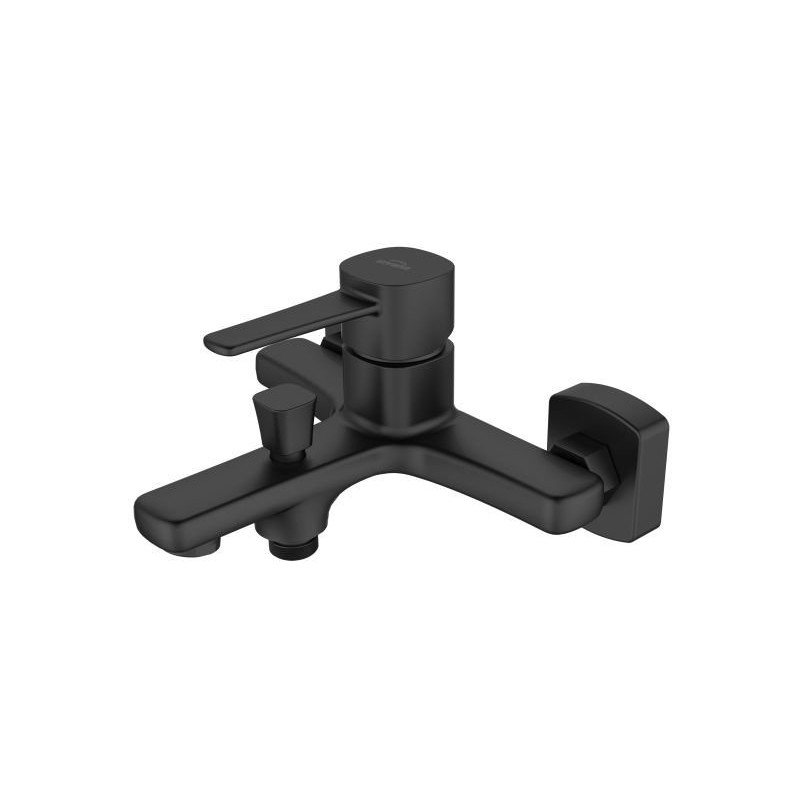 Elegancka Bateria Ścienna GLAMOUR Czarna - Nowoczesny Styl i Funkcjonalność