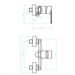 Bateria Ścienna Fresno Chrom – Elegancja i Trwałość bez Natrysku