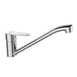 Nowoczesna bateria kuchenna Fresno z ruchomą wylewką 133mm chromowana