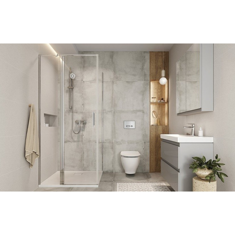 Elegancka bateria umywalkowa Moduo chrom - styl i funkcjonalność na lata!