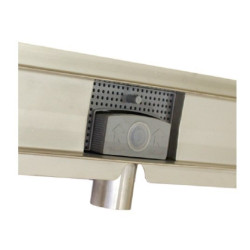 Elegancki Odpływ Liniowy 80 cm z Dekoracyjnym Rusztem Liście, Model XMD042