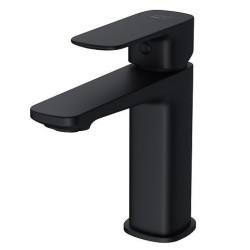 Czarna stylowa bateria umywalkowa Larga - Elegancja i funkcjonalność w jednym!