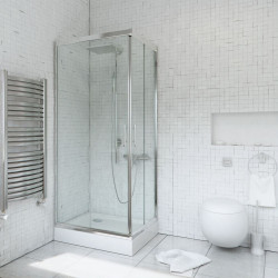 Elegancka Kabina Prysznicowa Sigma 80cm z Chromowanymi Elementami & Transparentnym Szkłem