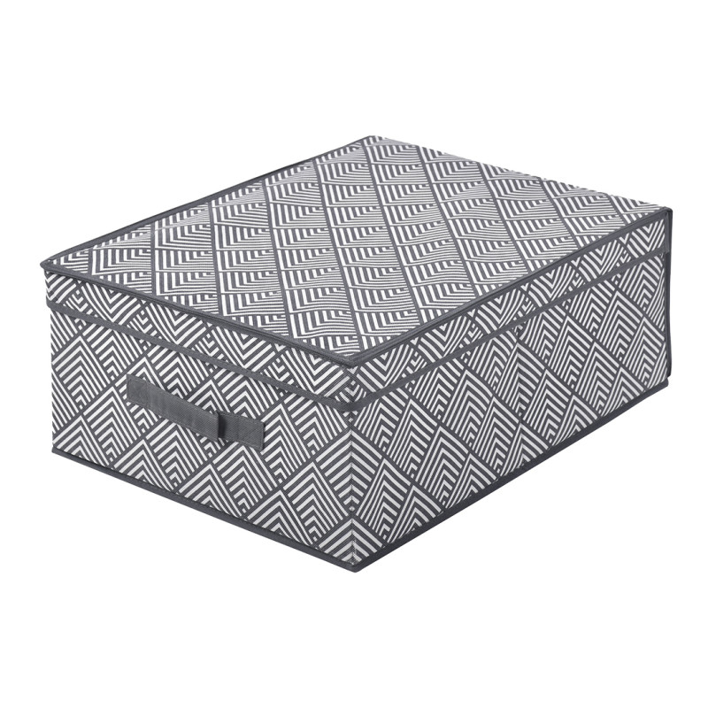 Eleganckie Pudełko z Pokrywką JAMJKA - Nowoczesne Przechowywanie z Uchwytem