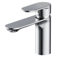 Elegancka bateria umywalkowa Crea niska chrom – styl i funkcjonalność S951-328