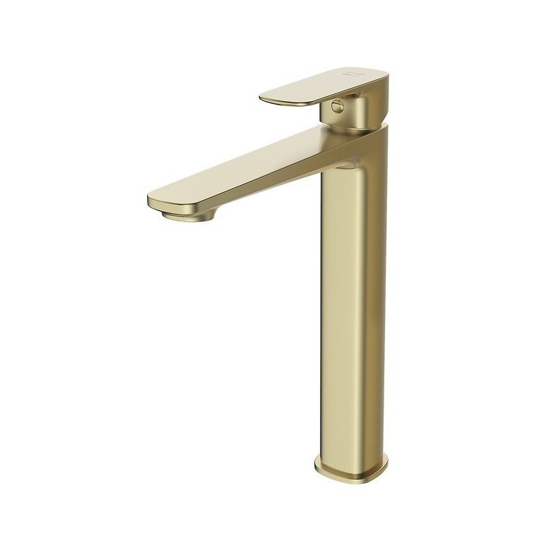 Luksusowa Bateria Umywalkowa Larga - Wysoka, Złoty Mat, Kod: S951-393