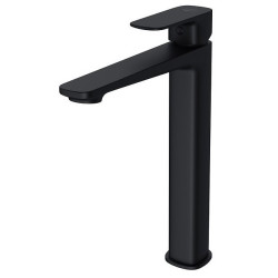 Stylowa Czarna Bateria Umywalkowa Larga Wysoka S951-391 - Elegancja w Twojej Łazience