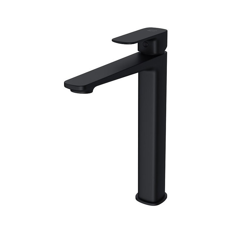 Stylowa Czarna Bateria Umywalkowa Larga Wysoka S951-391 - Elegancja w Twojej Łazience