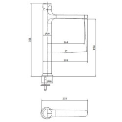 Luksusowa bateria umywalkowa Inverto chrom – wysoka jakość i stylowy design