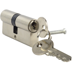 Wkładka bębenkowa 90mm, żeliwo i mosiądz, satyna - zaufaj solidności!