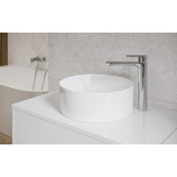 Elegancka bateria umywalkowa Crea chrom wysoka – styl i funkcjonalność!