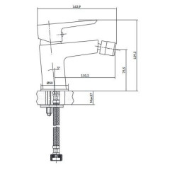 Elegancka Bateria Bidetowa Mille Biała - Stylowa i Nowoczesna!