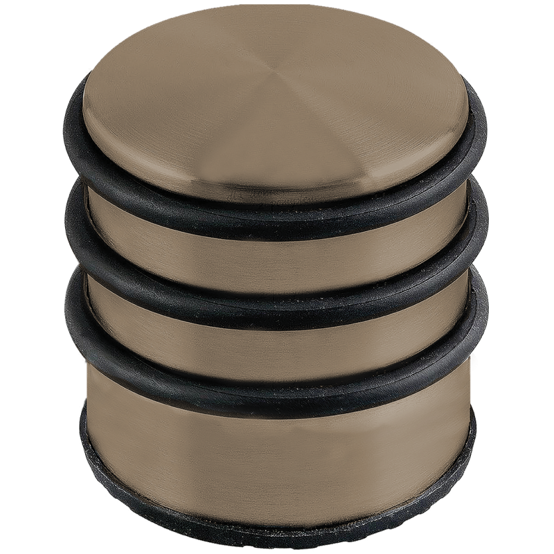 Solidny Odbojnik Drzwiowy - Antyczne Wykończenie, Stal Nierdzewna, Montaż Podłogowy