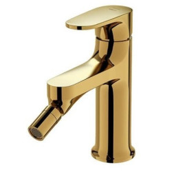 Luksusowa Bateria Bidetowa Inverto Złota z Dwoma Mieszaczami - Elegancja i Styl