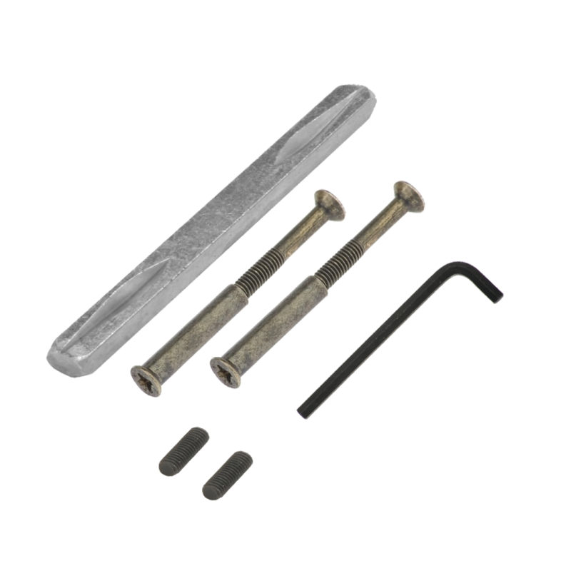 Zestaw Montażowy Zamek Premium: Patyna - Idealne do Drzwi Wewnętrznych (38-45 mm)