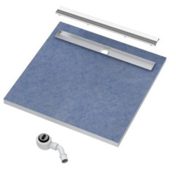 Schematyczny Odpływ Liniowy Schedpol 80x80 cm – Elegancki Ruszt Chromowany