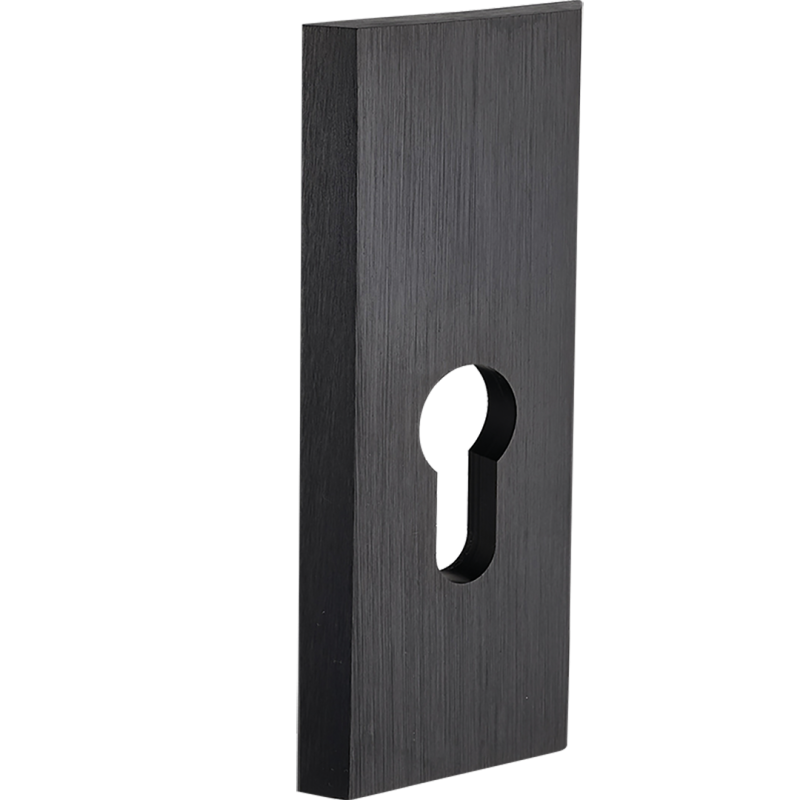 Zewnętrzny Szyld Aluminiowy Czarne Wykończenie 117x50mm z Wkładką - Solidna Ochrona!