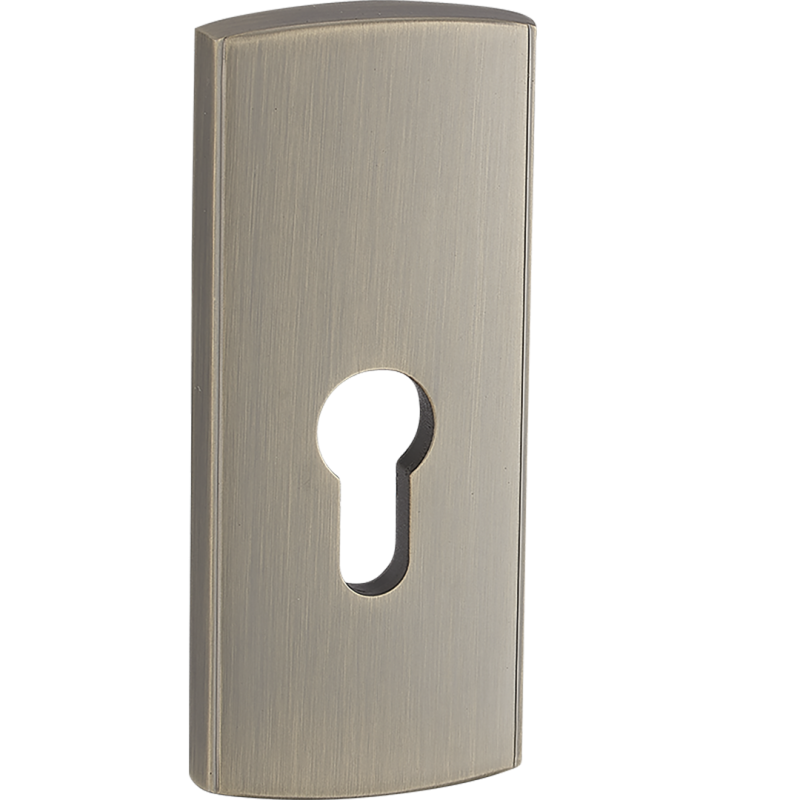 Elegancki szyld podłużny - matowa patyna dla drzwi zewnętrznych 38-70 mm