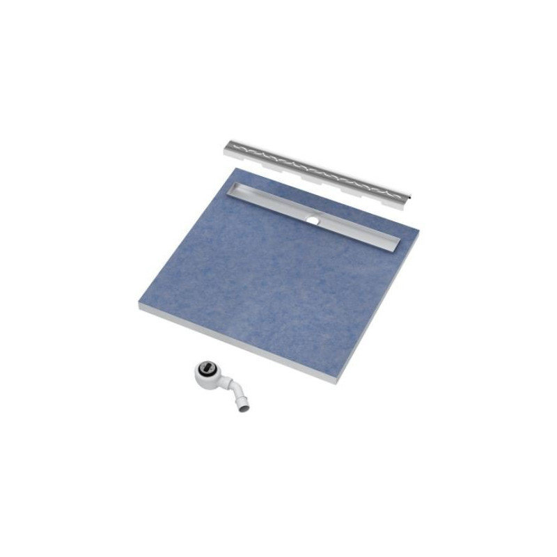 Schedpol Odpływ Liniowy 90x90 cm z Rusztem STAMP - Elegancja i Funkcjonalność