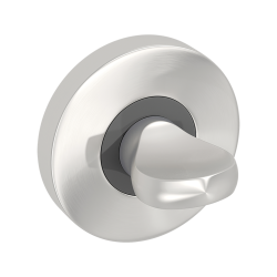 Elegancki Szyld Okrągły WC z Satynowym Wykończeniem - Idealny do Drzwi Wewnętrznych