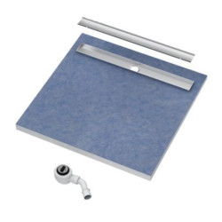 Luksusowy Odpływ Liniowy Schedpol 90x90 cm z Rusztem PLATE - Nowoczesna Funkcjonalność!